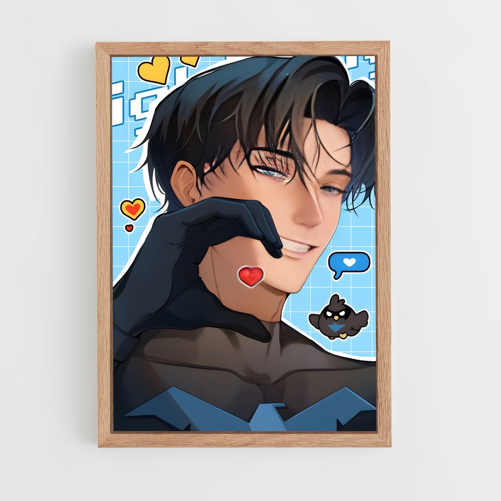ap-nightwing-8 cadre Bois clair