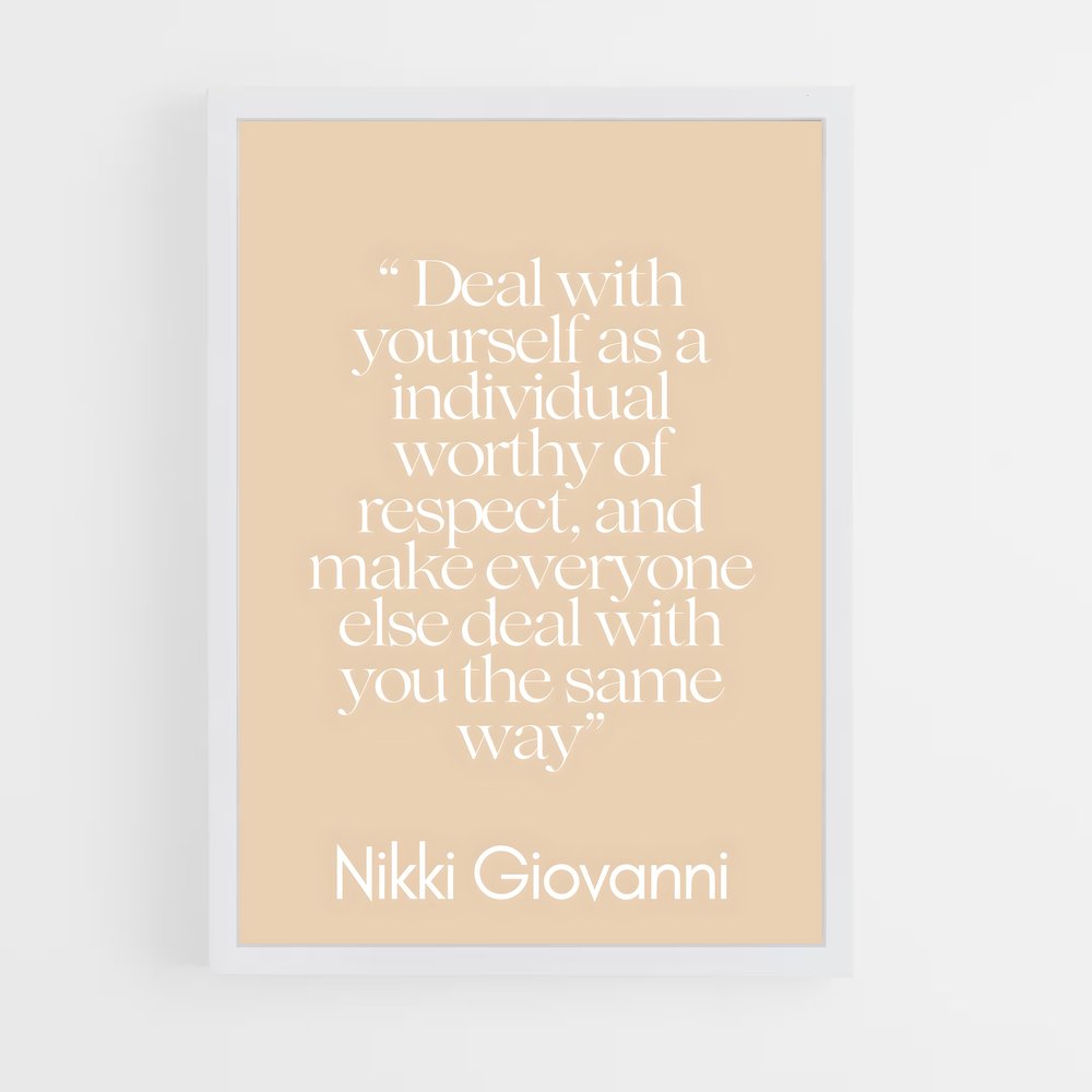 ap-nikki giovanni-2 cadre Blanc
