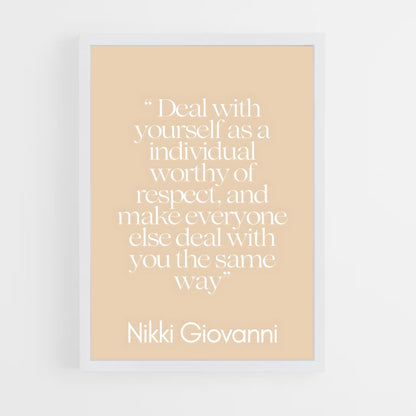 ap-nikki giovanni-2 cadre Blanc