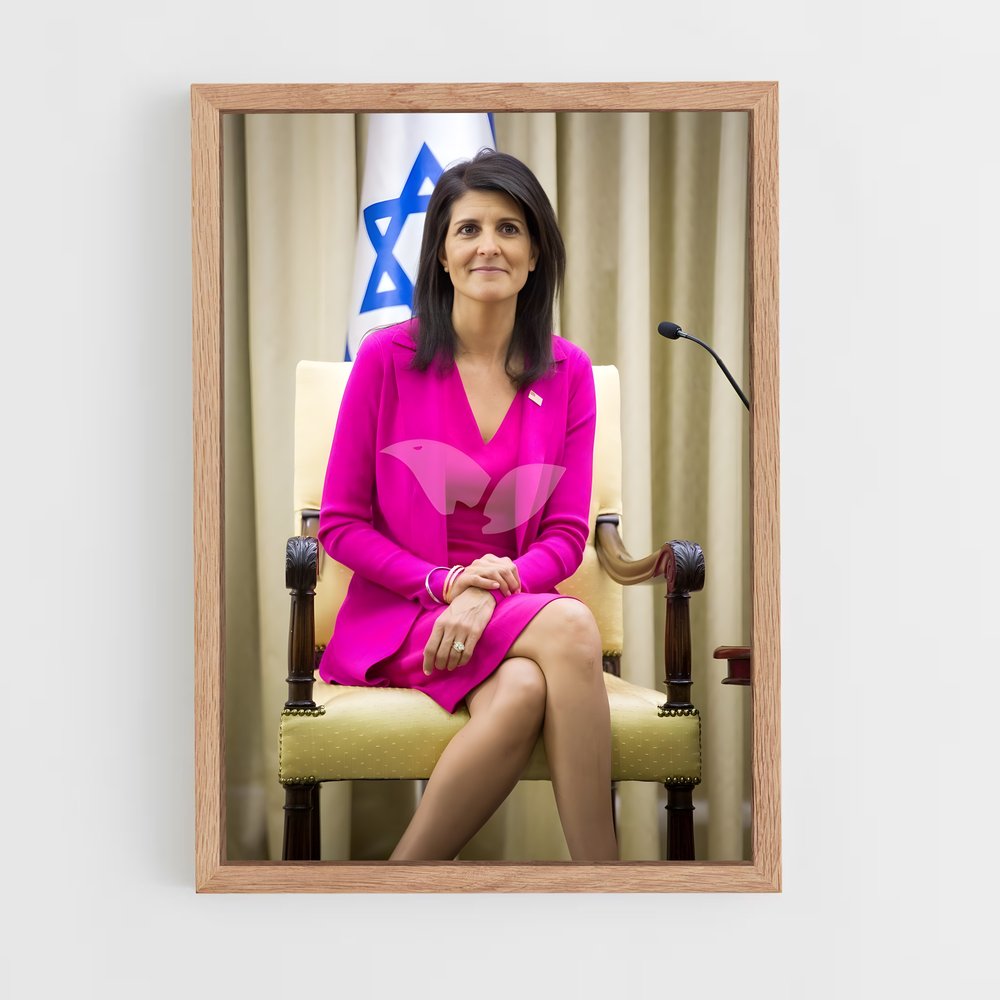 ap-nikki haley-2 cadre Bois clair