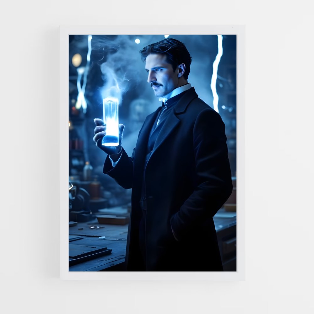 ap-nikola tesla-1 cadre Blanc