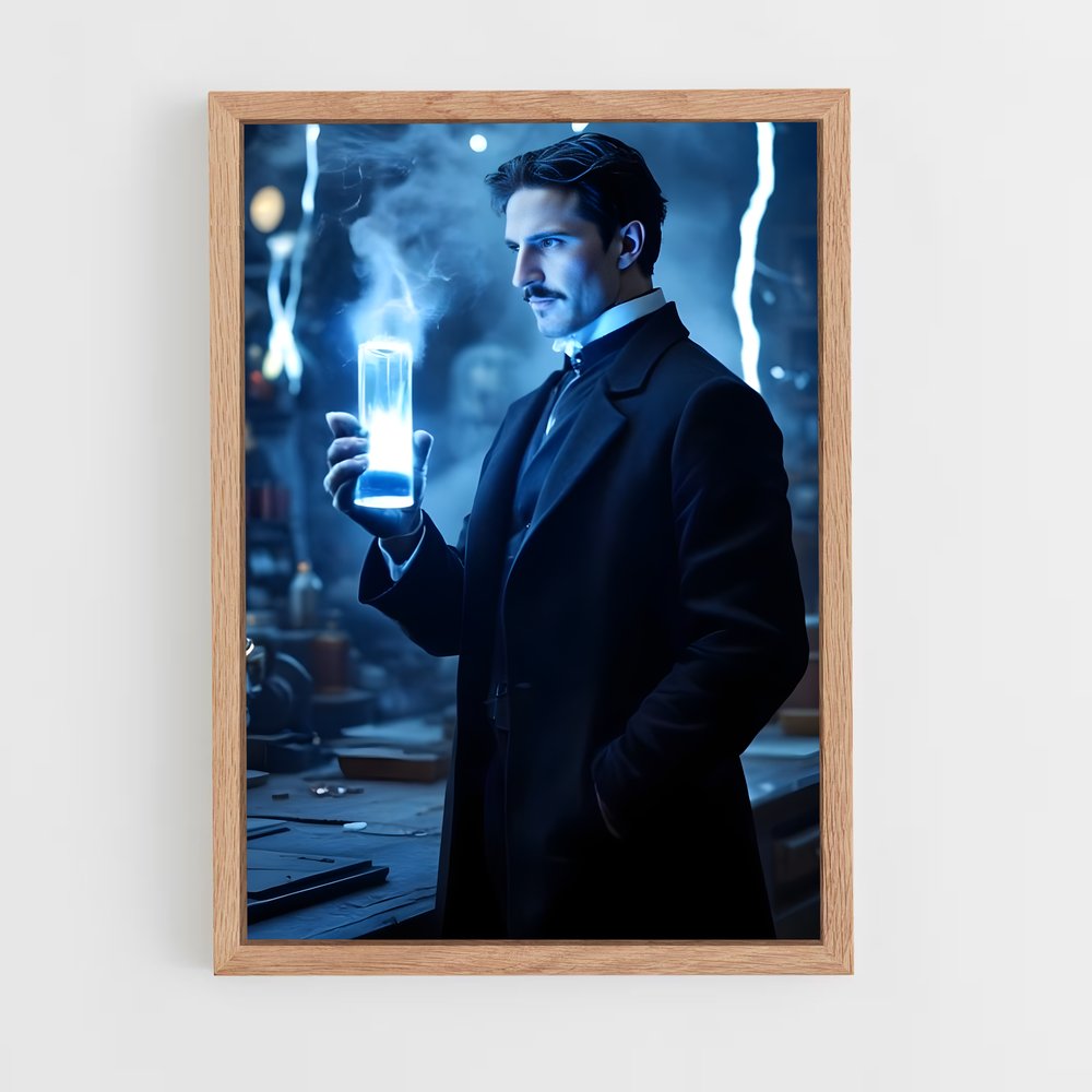 ap-nikola tesla-1 cadre Bois clair