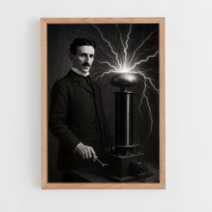 ap-nikola tesla-2 cadre Bois clair