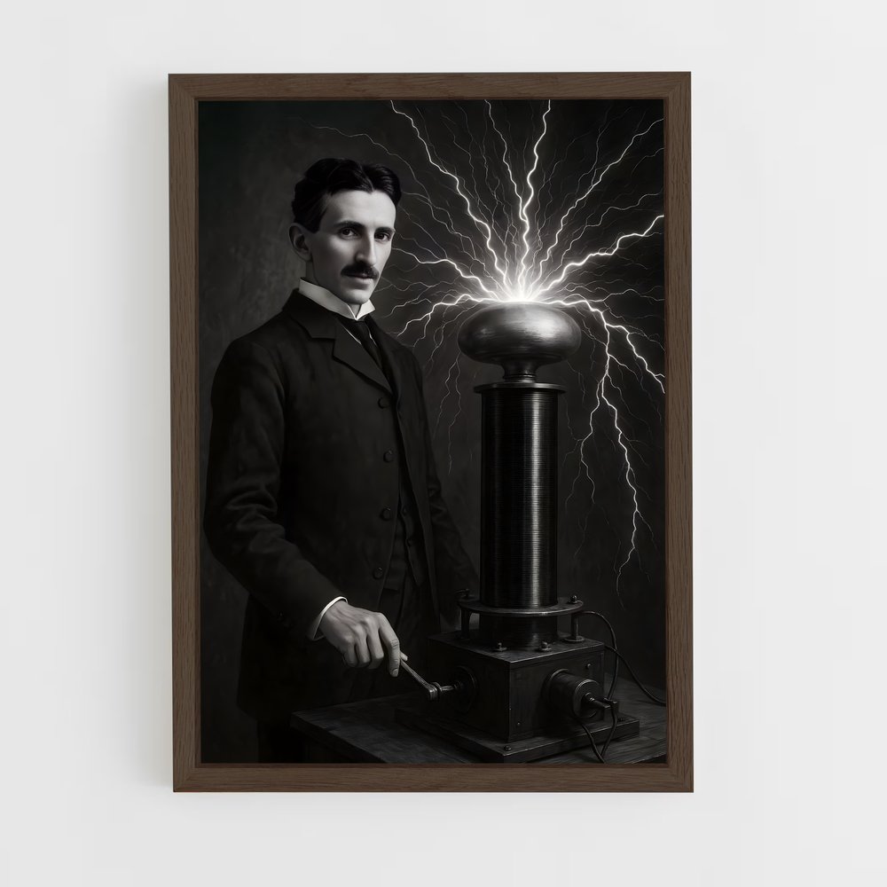 ap-nikola tesla-2 cadre Bois foncé