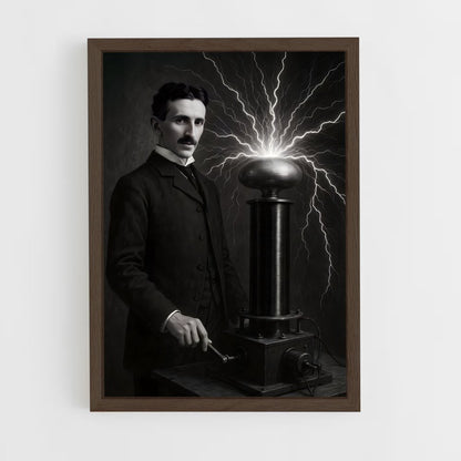 ap-nikola tesla-2 cadre Bois foncé