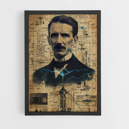ap-nikola tesla-3 cadre Noir