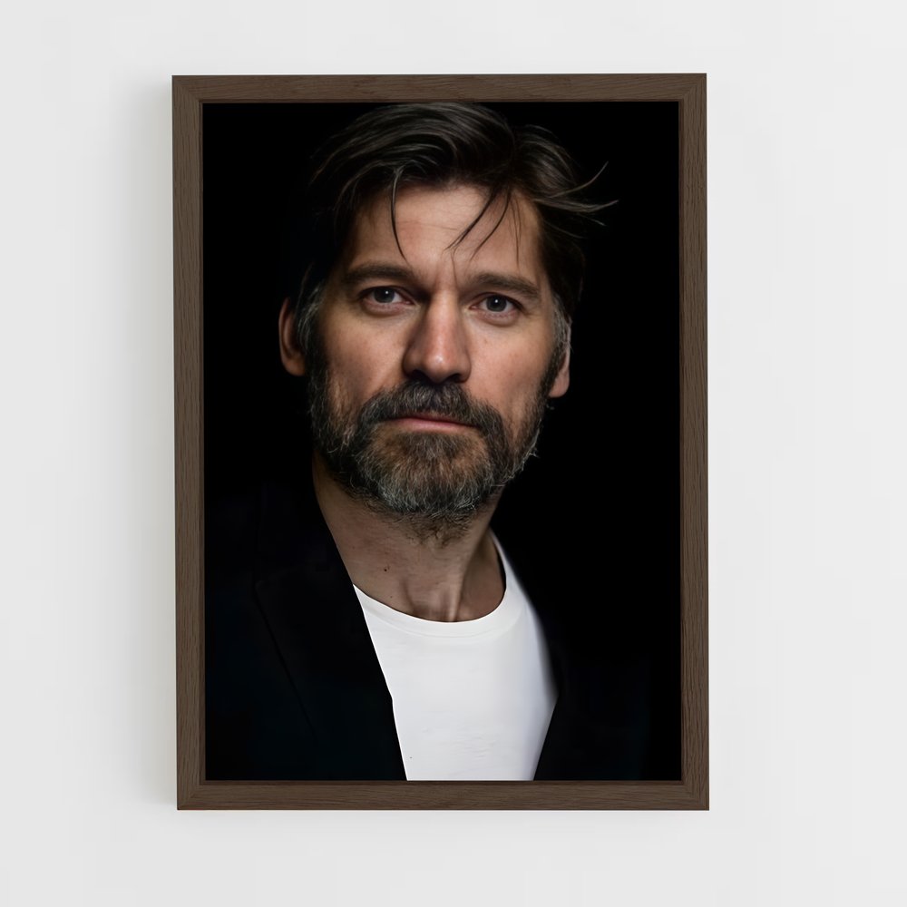 ap-nikolaj coster-waldau-1 cadre Bois foncé