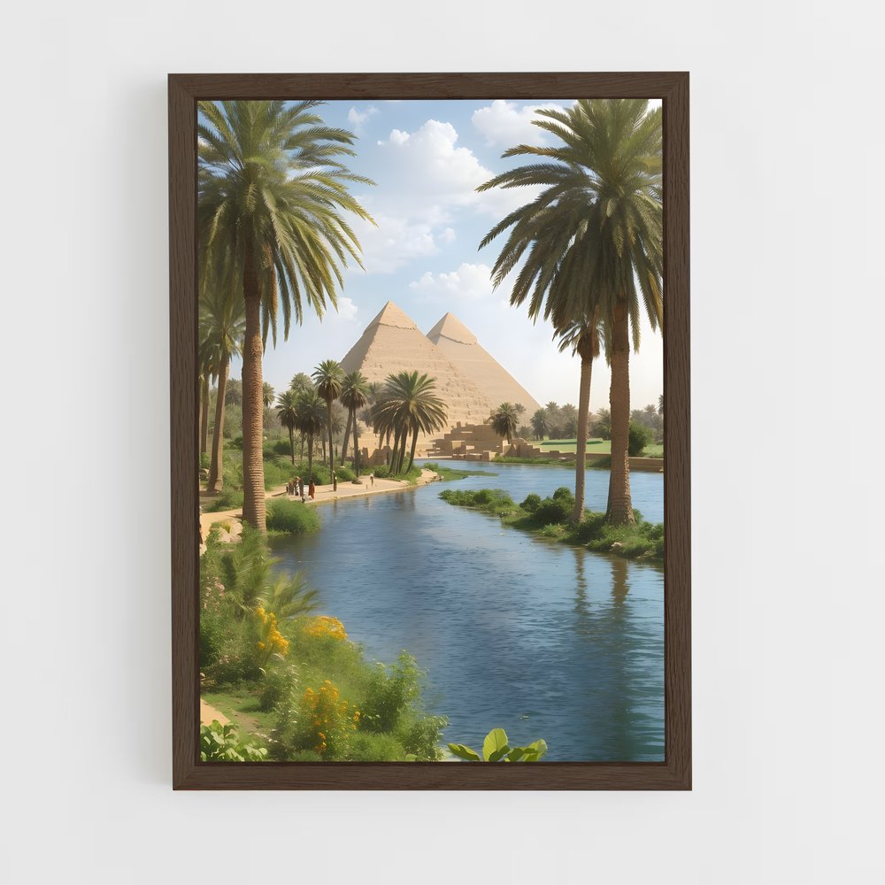 ap-nile river-2 cadre Bois foncé