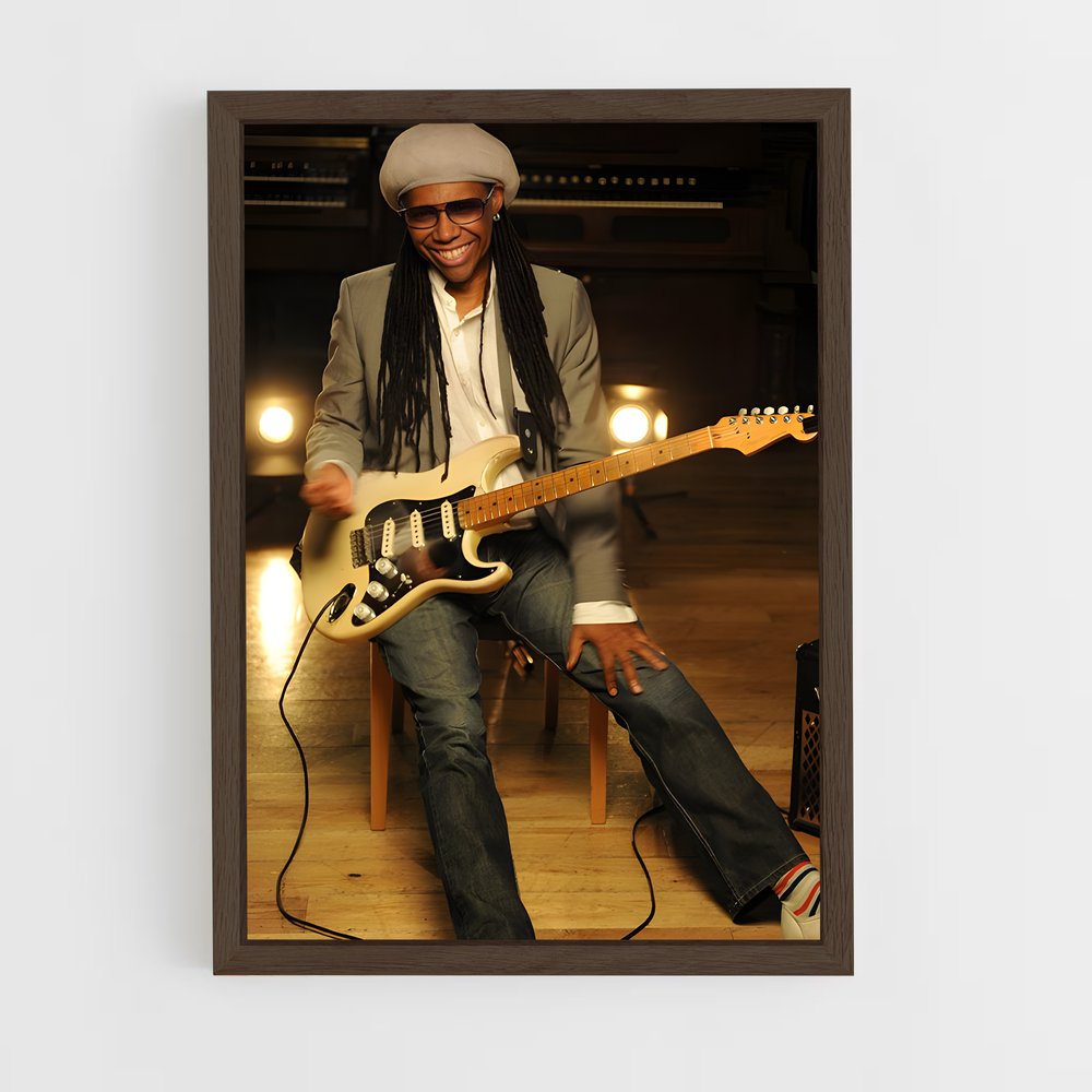 ap-nile rodgers-10 cadre Bois foncé