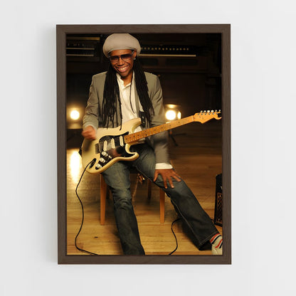 ap-nile rodgers-10 cadre Bois foncé