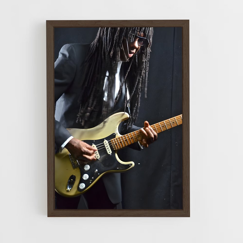 ap-nile rodgers-3 cadre Bois foncé