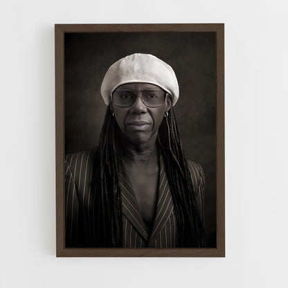 ap-nile rodgers-4 cadre Bois foncé