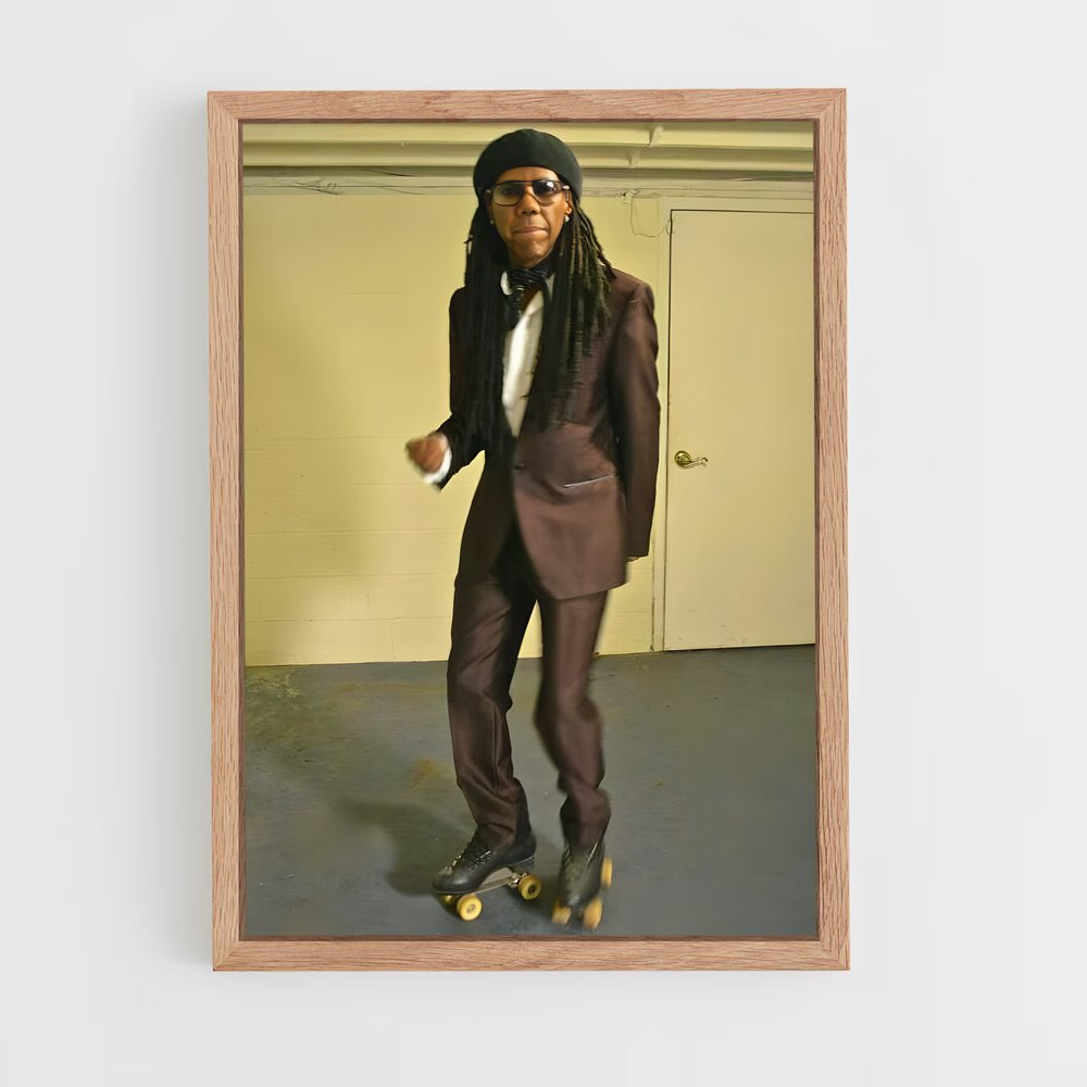 ap-nile rodgers-5 cadre Bois clair