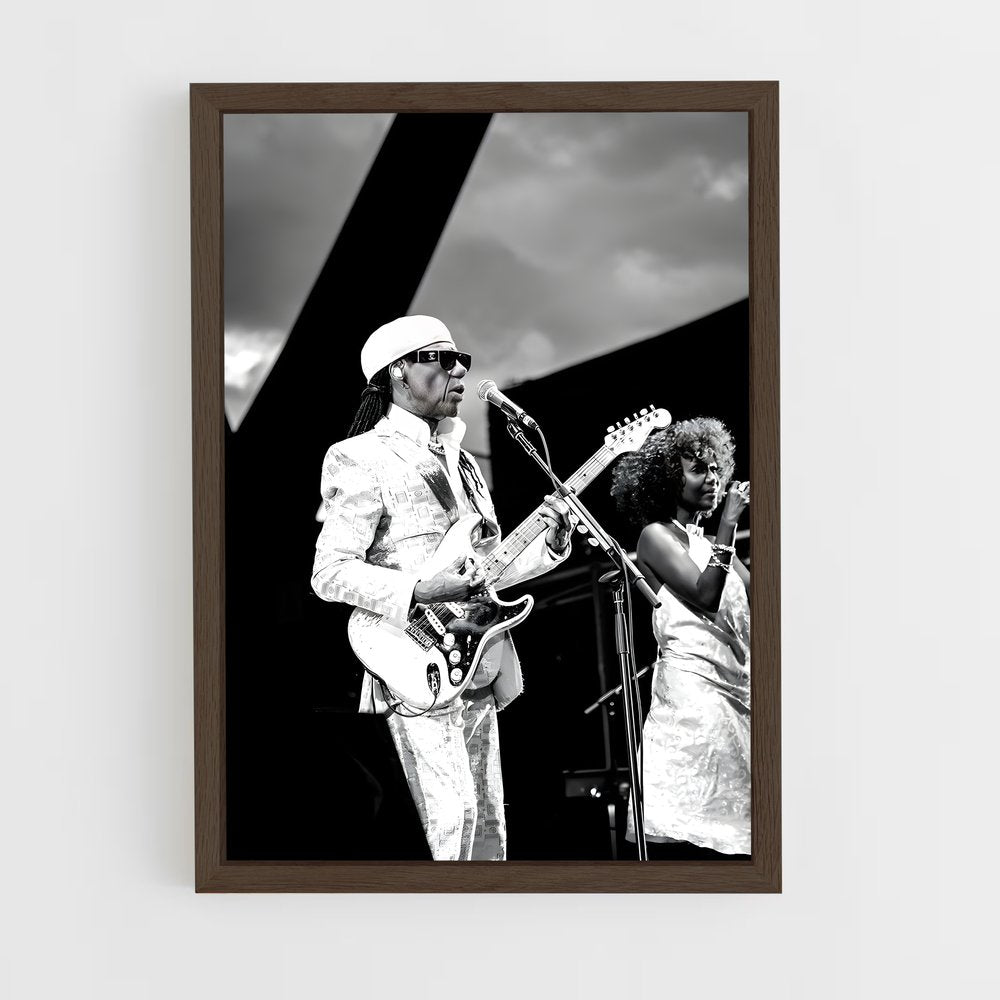 ap-nile rodgers-9 cadre Bois foncé