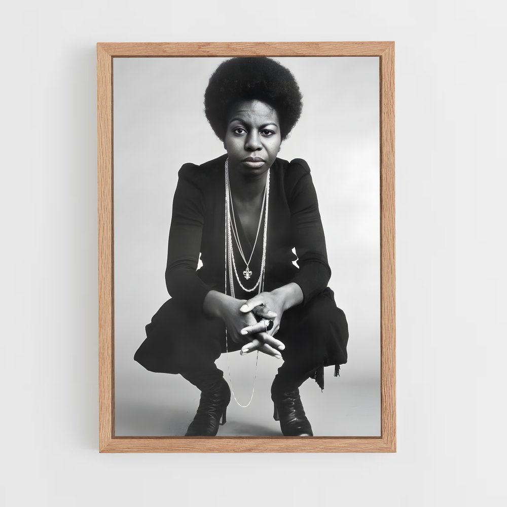ap-nina simone-1 cadre Bois clair