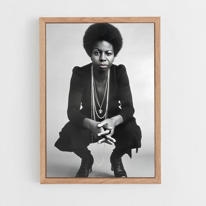 ap-nina simone-1 cadre Bois clair
