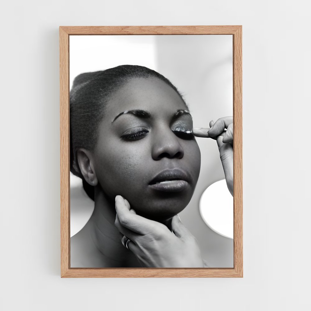 ap-nina simone-2 cadre Bois clair