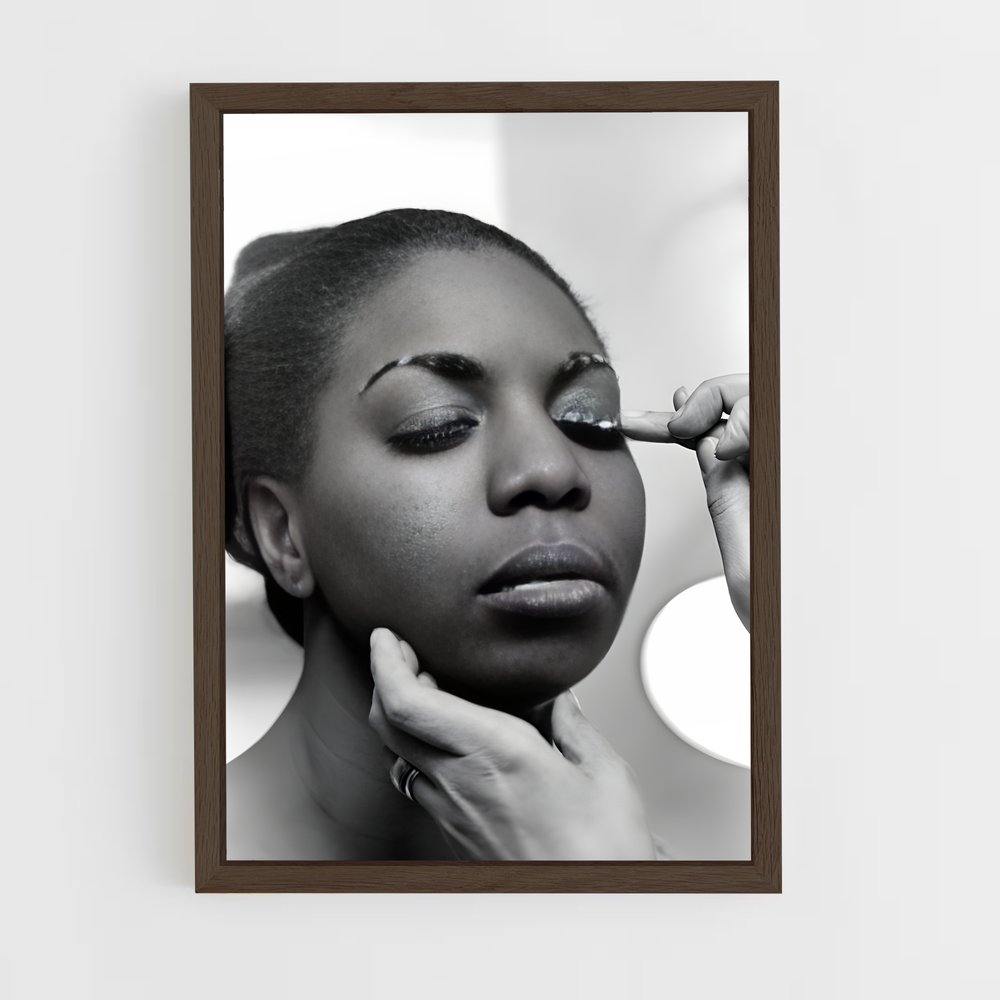 ap-nina simone-2 cadre Bois foncé