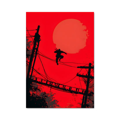 Poster Ciel Rouge Sanglant