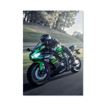 Poster Moto Verdoyante