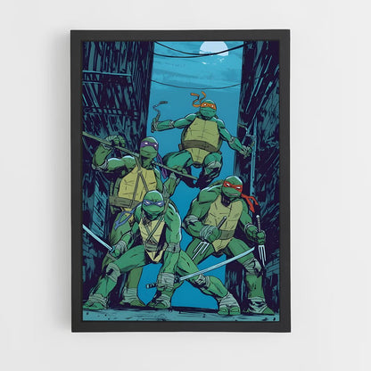 ap-ninja turtles-1 cadre Noir