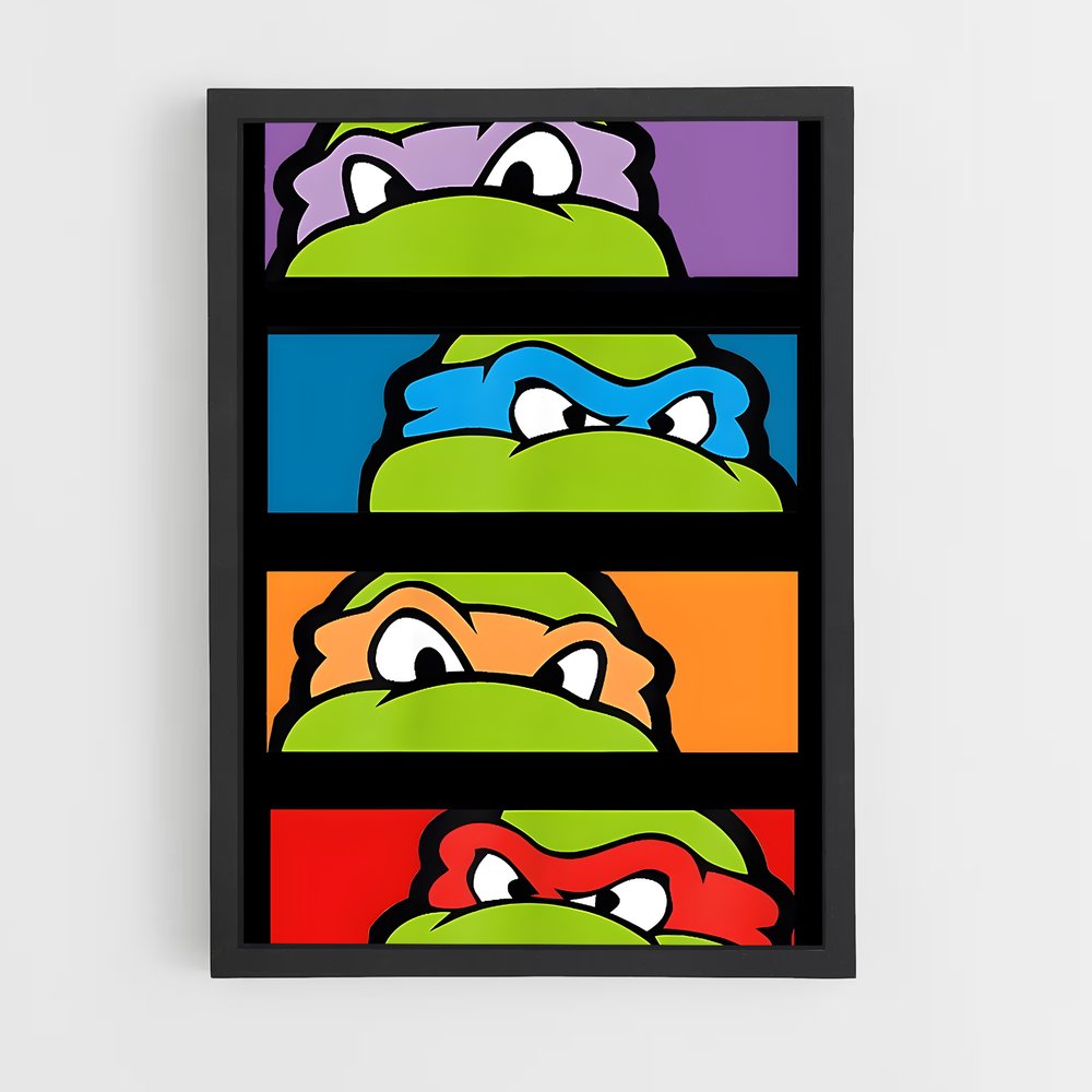 ap-ninja turtles-2 cadre Noir
