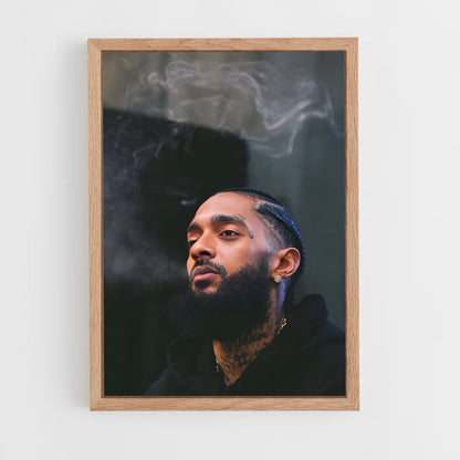 ap-nipsey hussle-1 cadre Bois clair