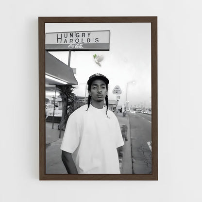 ap-nipsey hussle-2 cadre Bois foncé
