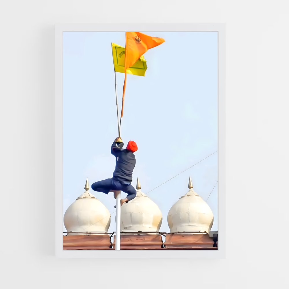 ap-nishan sahib-8 cadre Blanc
