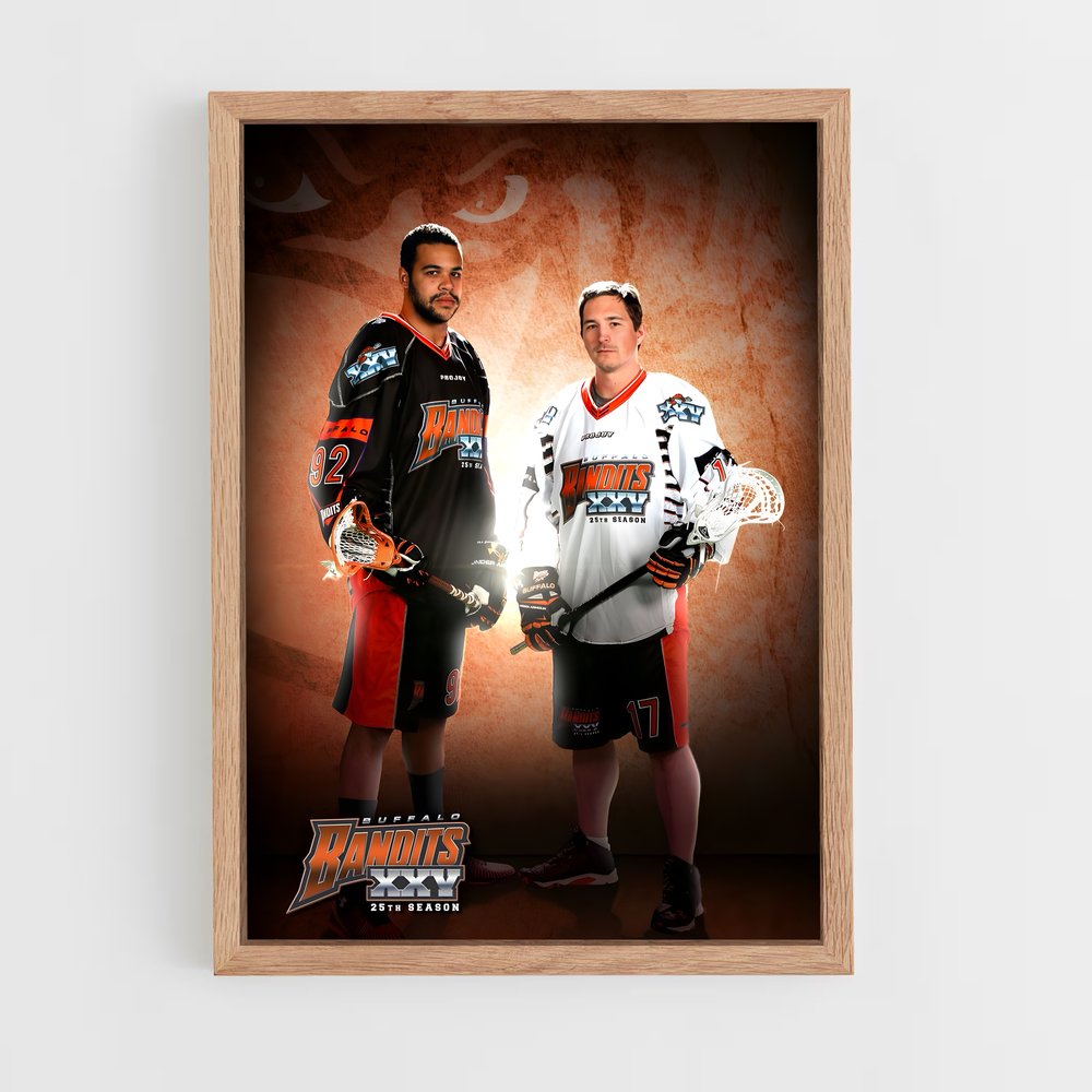 ap-nll national lacrosse league-1 cadre Bois clair