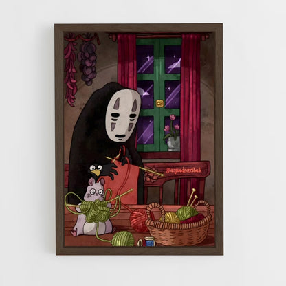 ap-no face-6 cadre Bois foncé