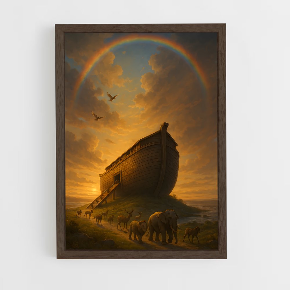 ap-noah ark-1 cadre Bois foncé
