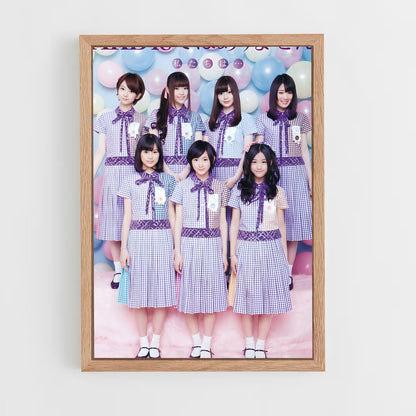 ap-nogizaka46-1 cadre Bois clair