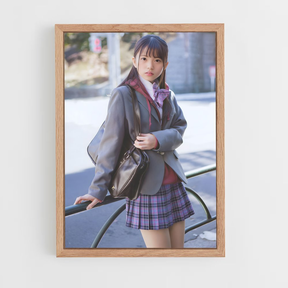 ap-nogizaka46-2 cadre Bois clair