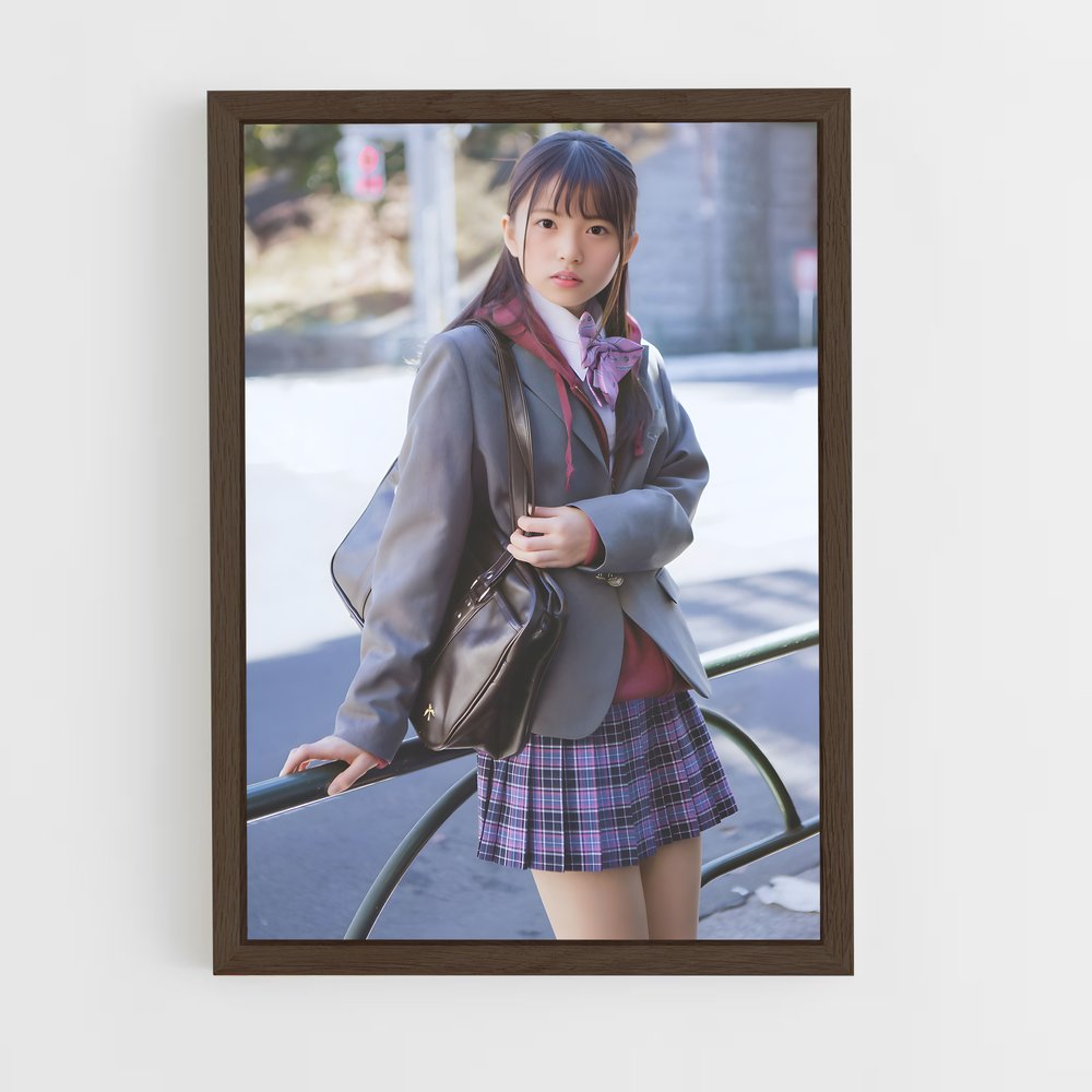 ap-nogizaka46-2 cadre Bois foncé