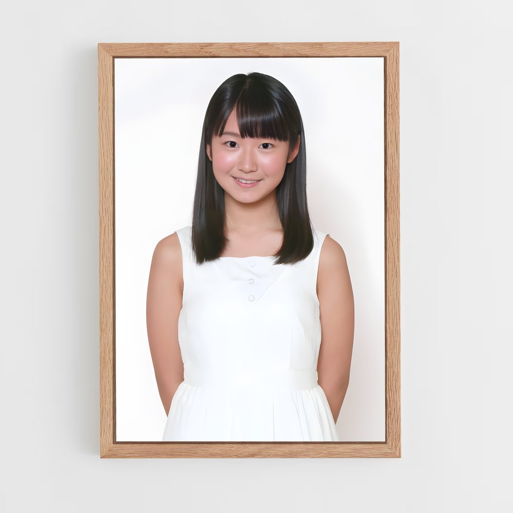 ap-nonaka miki-1 cadre Bois clair