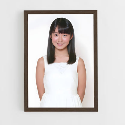 ap-nonaka miki-1 cadre Bois foncé