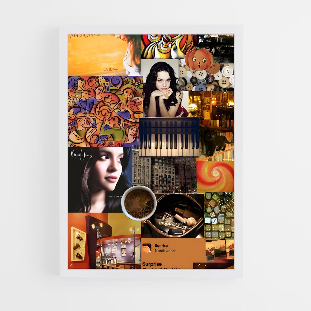 ap-norah jones-4 cadre Blanc