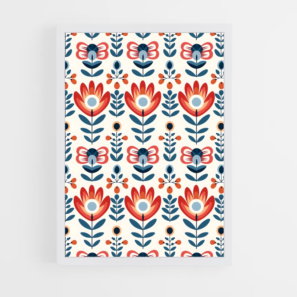 ap-nordic patterns-2 cadre Blanc