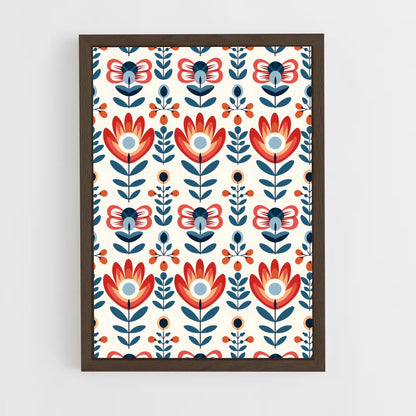 ap-nordic patterns-2 cadre Bois foncé