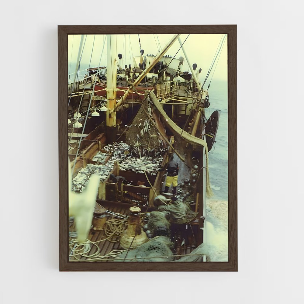 ap-north sea trawlers-4 cadre Bois foncé