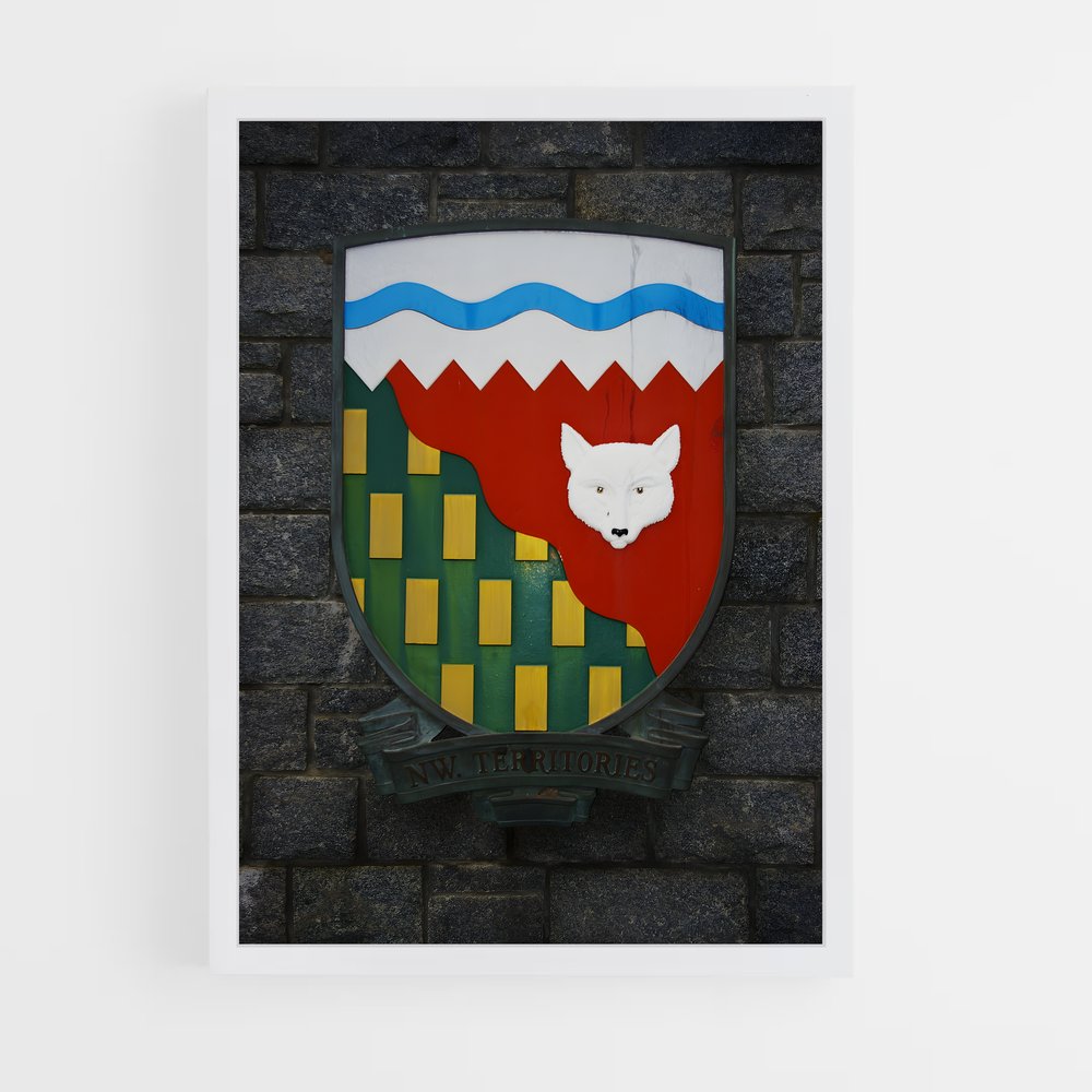 ap-northwest territories flag-1 cadre Blanc