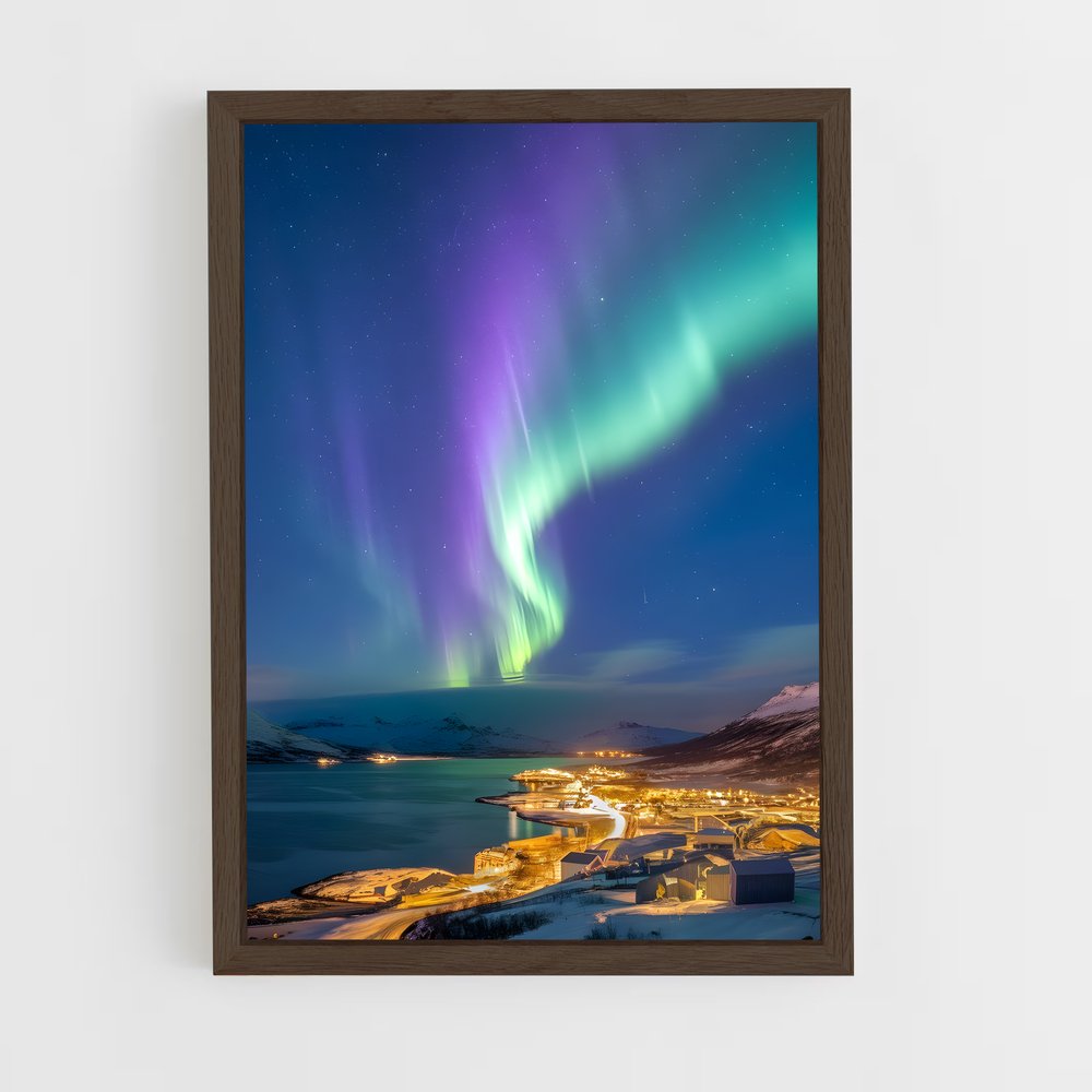 ap-norway aurora-1 cadre Bois foncé
