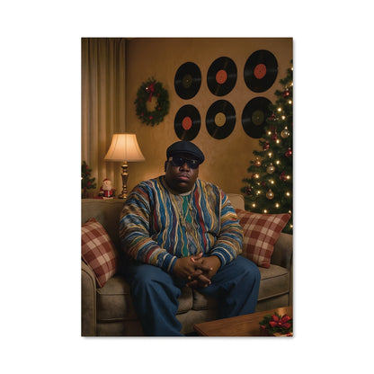 Poster Christmas Vibes avec Notorious B.I.G.