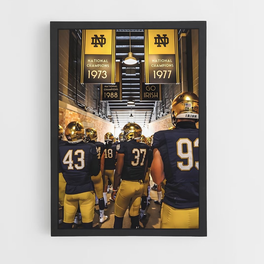 ap-notre dame fighting irish-1 cadre Noir