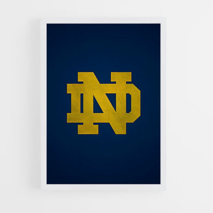ap-notre dame fighting irish-2 cadre Blanc