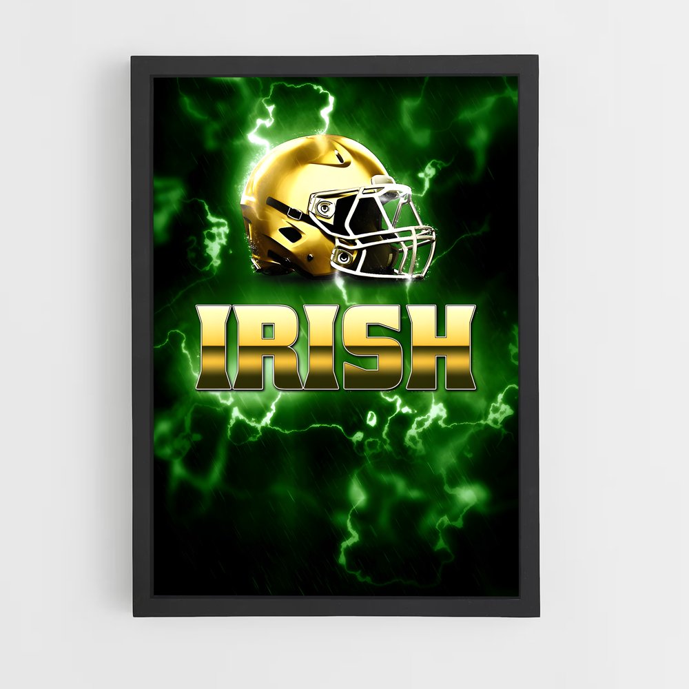 ap-notre dame fighting irish-4 cadre Noir