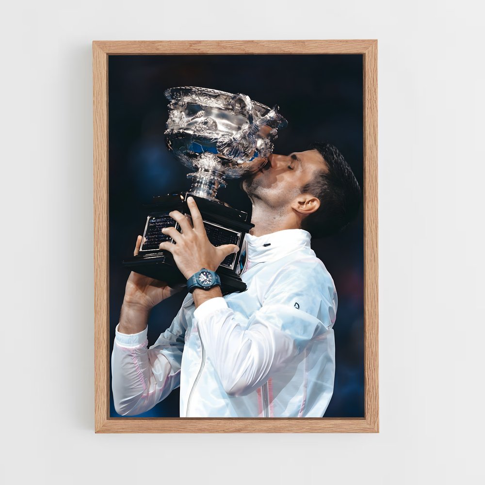 ap-novak djokovic-1 cadre Bois clair