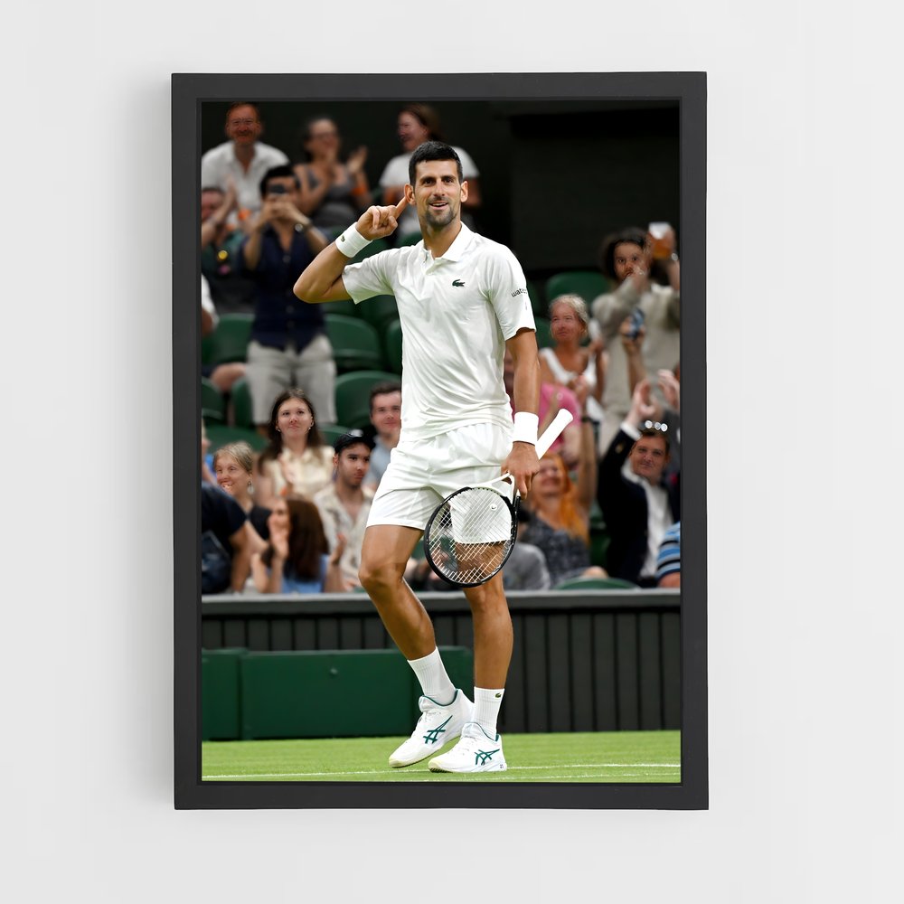 ap-novak djokovic-5 cadre Noir