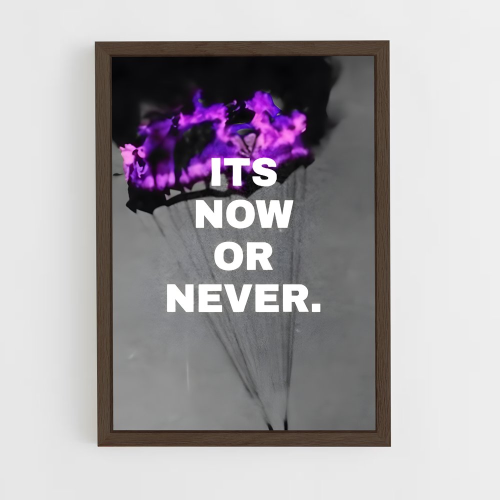 ap-now or never-11 cadre Bois foncé